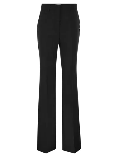 Sportmax Fresco Wool Trousers In Black