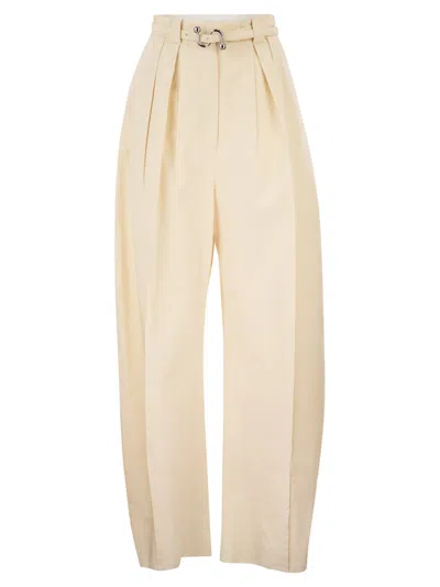Sportmax Oversized Spxidone Trousers In Yellow