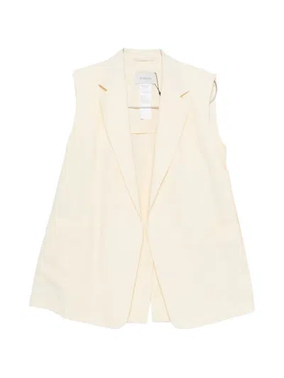 Sportmax Spxmaggio Oversized Gilet In Neutral