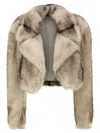 Sportmax Pinstripe-pattern Jacket In Brown