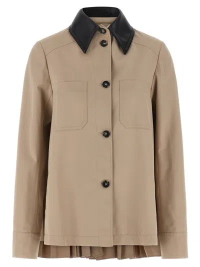 Sportmax 'spxsuperbo' Overshirt In Brown