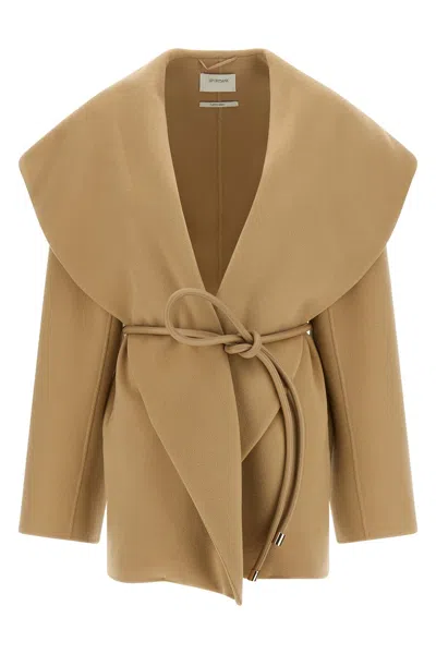 Sportmax 'spxuguale' Jacket In Brown