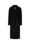 Sportmax Cappotto Zannata Oversize In Double Di Lana In Pink