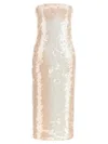 Sportmax Strapless Sequin Embellished Midi Dress