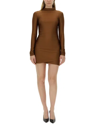 Sportmax "stiria" Dress In Brown