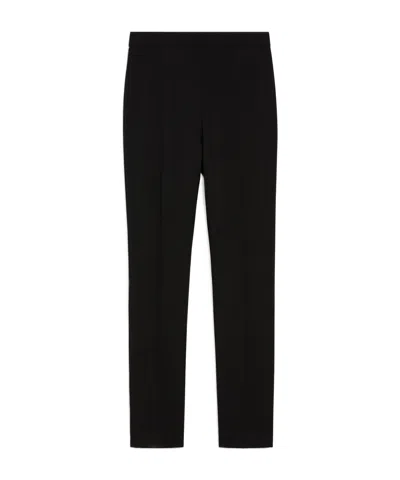 Sportmax Straight Casual Pants In Black
