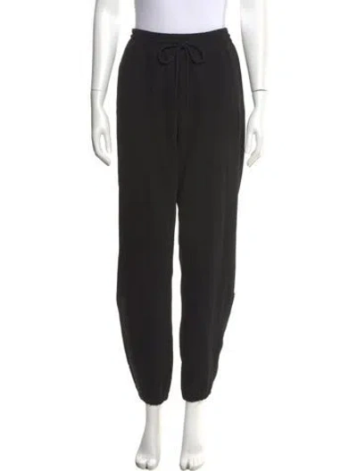 Pre-owned Sportmax Straight Leg Pants In Black