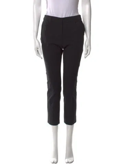 Pre-owned Sportmax Straight Leg Pants In Black
