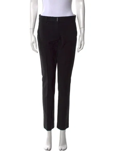 Pre-owned Sportmax Straight Leg Pants In Black