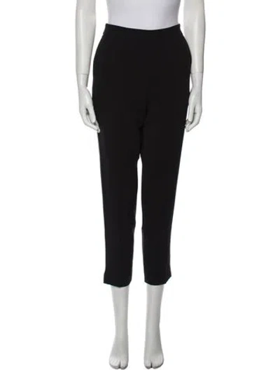 Pre-owned Sportmax Straight Leg Pants In Black