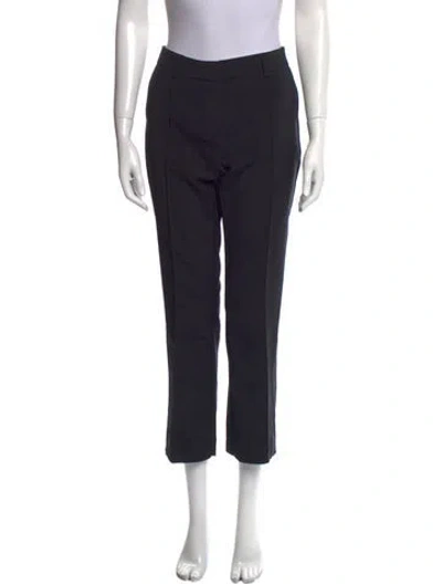 Pre-owned Sportmax Straight Leg Pants In Black