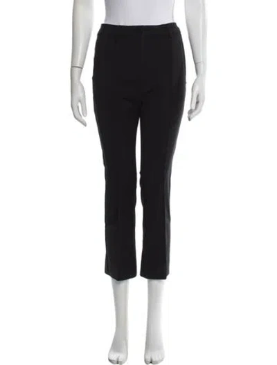 Pre-owned Sportmax Straight Leg Pants In Black