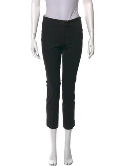 Pre-owned Sportmax Straight Leg Pants In Black