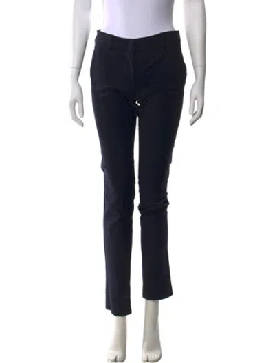 Pre-owned Sportmax Straight Leg Pants In Black