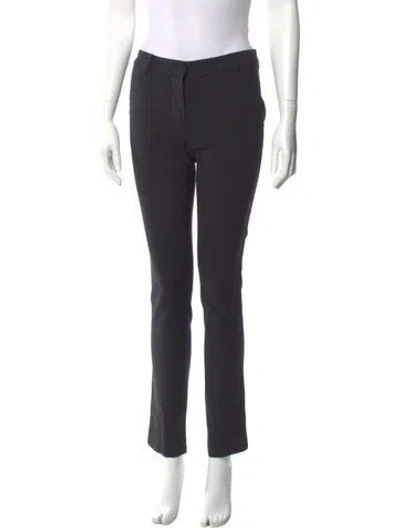 Pre-owned Sportmax Straight Leg Pants In Black