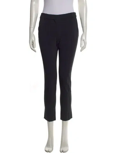 Pre-owned Sportmax Straight Leg Pants In Black