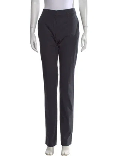 Pre-owned Sportmax Straight Leg Pants In Black