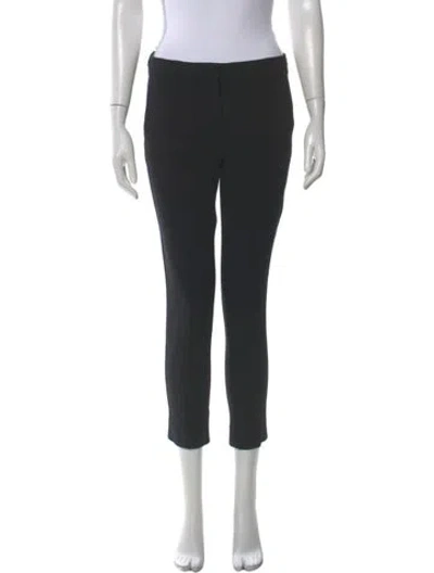 Pre-owned Sportmax Straight Leg Pants In Black