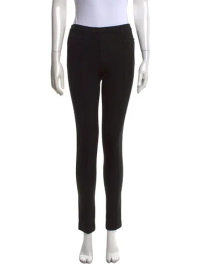 Pre-owned Sportmax Straight Leg Pants In Black