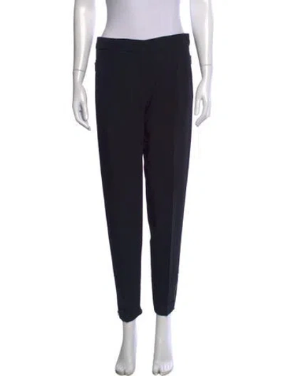 Pre-owned Sportmax Straight Leg Pants In Black
