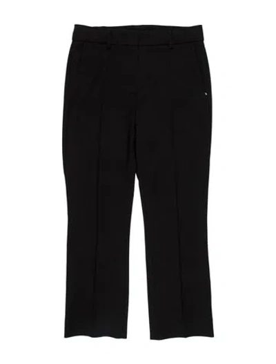 Pre-owned Sportmax Straight Leg Pants In Black