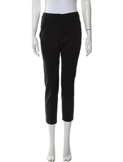 Pre-owned Sportmax Straight Leg Pants In Black