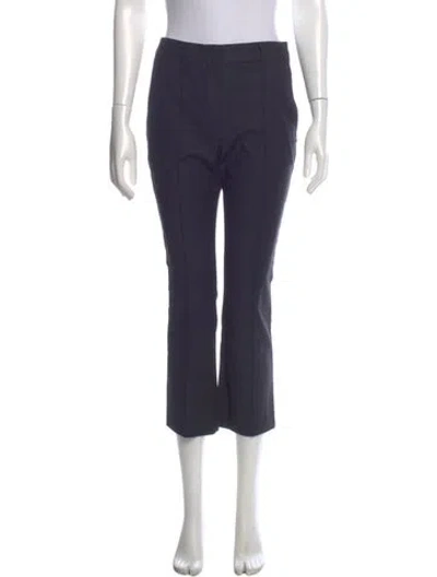 Pre-owned Sportmax Straight Leg Pants In Blue