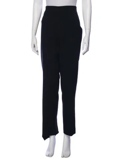 Pre-owned Sportmax Straight Leg Pants In Blue
