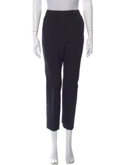 Pre-owned Sportmax Straight Leg Pants In Blue