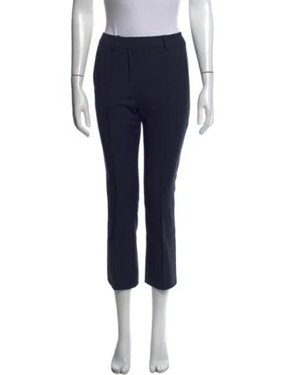 Pre-owned Sportmax Straight Leg Pants In Blue
