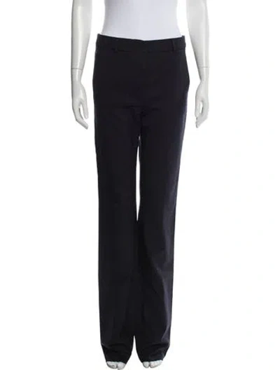 Pre-owned Sportmax Straight Leg Pants In Blue
