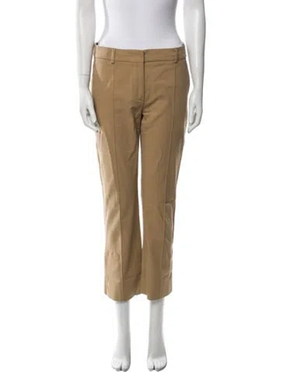 Pre-owned Sportmax Straight Leg Pants In Brown