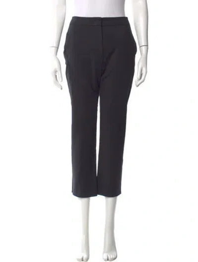 Pre-owned Sportmax Straight Leg Pants In Gray
