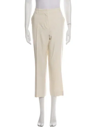 Pre-owned Sportmax Straight Leg Pants In Green