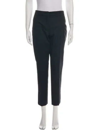 Pre-owned Sportmax Straight Leg Pants In Green