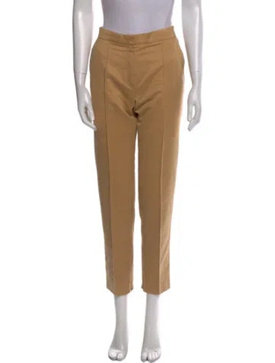 Pre-owned Sportmax Straight Leg Pants In Neutral
