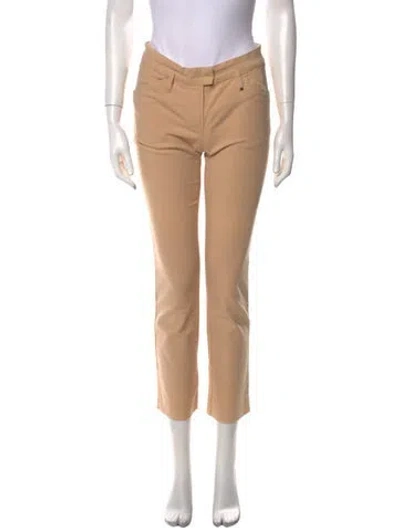 Pre-owned Sportmax Straight Leg Pants In Neutral