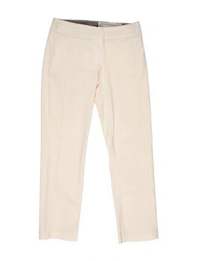 Pre-owned Sportmax Straight Leg Pants In Neutral