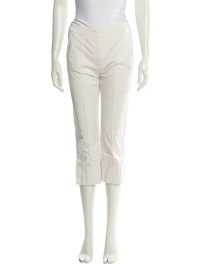 Pre-owned Sportmax Straight Leg Pants In Neutral
