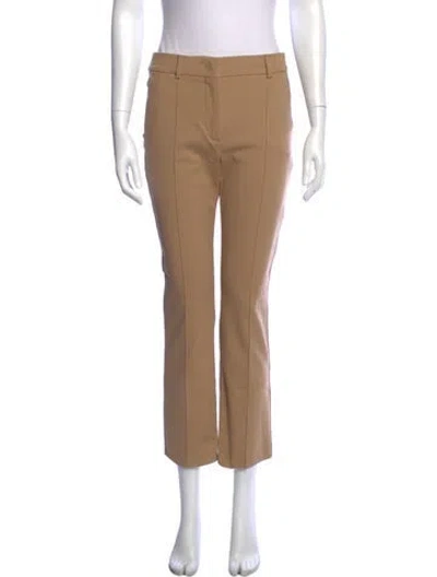 Pre-owned Sportmax Straight Leg Pants In Neutrals