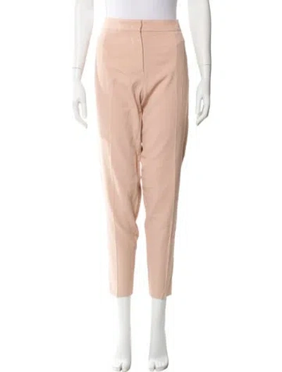 Pre-owned Sportmax Straight Leg Pants In Pink