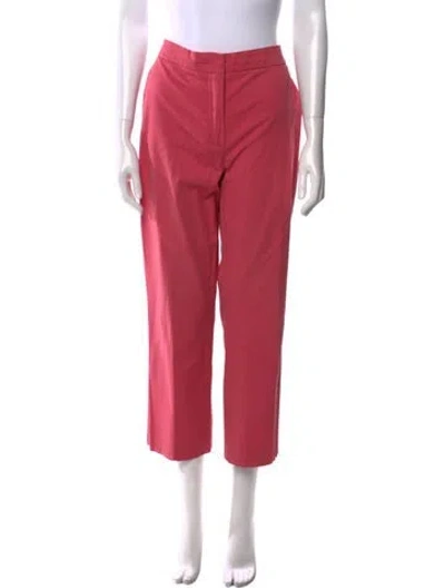 Pre-owned Sportmax Straight Leg Pants In Red