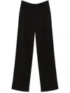 Sportmax Black Straight-leg Trousers