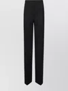 Sportmax Straight-leg High-waisted Wool Trousers
