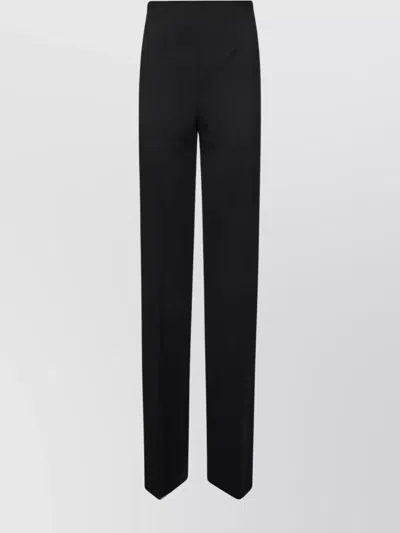 SPORTMAX STRAIGHT LEG TROUSERS BACK POCKETS