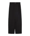 Sportmax Straight Trousers With Knitted Detail