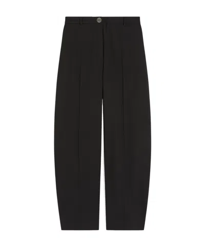 Sportmax Straight Wool Trousers
