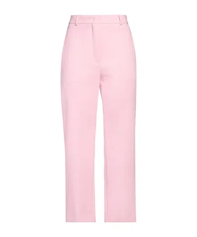 Sportmax Straight-leg Casual Trousers In Pink