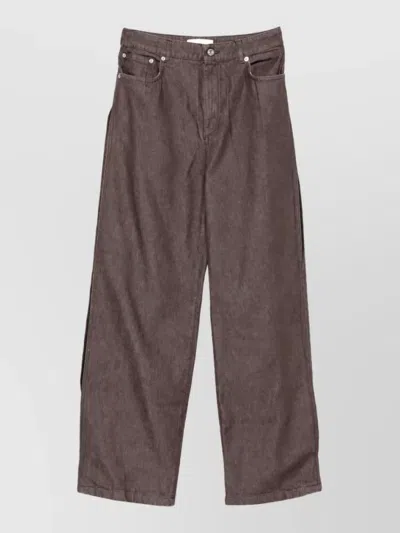 Sportmax Straight-leg Jeans In Brown