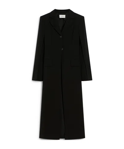 SPORTMAX STRETCH DUSTER COAT IN TECHNICAL VISCOSE - RUNWAY